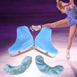 Maxbell Ice Skate Blade Covers Figure Skating Boot Cover Soft Protective Skate S