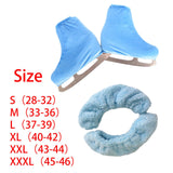 Maxbell Ice Skate Blade Covers Figure Skating Boot Cover Soft Protective Skate XL