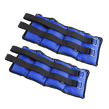 Maxbell 2x Wrist Ankle Weights Women Men Strength Training Arm Leg Weight Straps 2KG 32x12cm