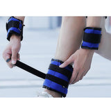 Maxbell 2x Wrist Ankle Weights Women Men Strength Training Arm Leg Weight Straps 2KG 32x12cm