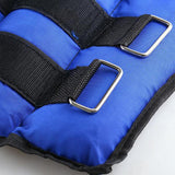 Maxbell 2x Wrist Ankle Weights Women Men Strength Training Arm Leg Weight Straps 2KG 32x12cm