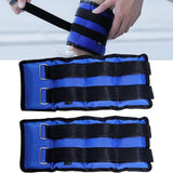Maxbell 2x Wrist Ankle Weights Women Men Strength Training Arm Leg Weight Straps 3KG 35x14cm