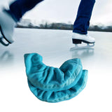 Maxbell Soft Ice Skate cover Covers Ice Skating Figure Skate Skate Protector Adult L blue