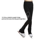 Maxbell Figure Skating Long Pants Wear for Adult Child Gymnastics Training XXS