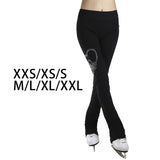 Maxbell Figure Skating Long Pants Wear for Adult Child Gymnastics Training XXS