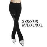 Maxbell Figure Skating Long Pants Wear for Adult Child Gymnastics Training XXS