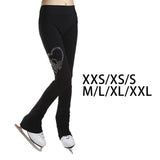 Maxbell Figure Skating Long Pants Wear for Adult Child Gymnastics Training XXS
