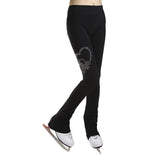 Maxbell Figure Skating Long Pants Wear for Adult Child Gymnastics Training XXS