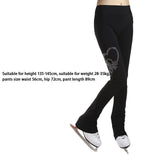 Maxbell Figure Skating Long Pants Wear for Adult Child Gymnastics Training S