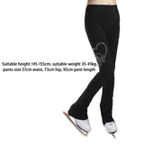 Maxbell Figure Skating Long Pants Wear for Adult Child Gymnastics Training M