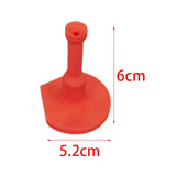 Maxbell PVC Rubber Golf Tees Holder Portable Reusable Durable for Sports Accessories red