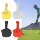 Maxbell PVC Rubber Golf Tees Holder Portable Reusable Durable for Sports Accessories red