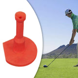 Maxbell PVC Rubber Golf Tees Holder Portable Reusable Durable for Sports Accessories red