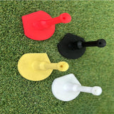 Maxbell PVC Rubber Golf Tees Holder Portable Reusable Durable for Sports Accessories black