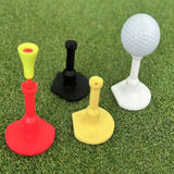 Maxbell PVC Rubber Golf Tees Holder Portable Reusable Durable for Sports Accessories black