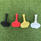 Maxbell PVC Rubber Golf Tees Holder Portable Reusable Durable for Sports Accessories black