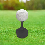 Maxbell PVC Rubber Golf Tees Holder Portable Reusable Durable for Sports Accessories black