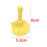 Maxbell PVC Rubber Golf Tees Holder Portable Reusable Durable for Sports Accessories yellow