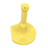 Maxbell PVC Rubber Golf Tees Holder Portable Reusable Durable for Sports Accessories yellow