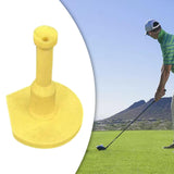 Maxbell PVC Rubber Golf Tees Holder Portable Reusable Durable for Sports Accessories yellow