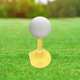 Maxbell PVC Rubber Golf Tees Holder Portable Reusable Durable for Sports Accessories yellow