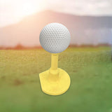 Maxbell PVC Rubber Golf Tees Holder Portable Reusable Durable for Sports Accessories yellow