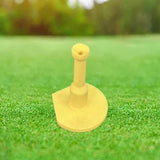 Maxbell PVC Rubber Golf Tees Holder Portable Reusable Durable for Sports Accessories yellow