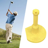 Maxbell PVC Rubber Golf Tees Holder Portable Reusable Durable for Sports Accessories yellow