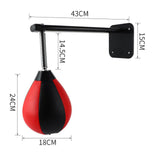 Maxbell Boxing Punching Bag Height Adjustable Inflatable Speed Bag for Home Table