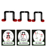 Maxbell Portable Golf Putting Gates Training Aid Putt Trainer Swing Lightweight 3Pcs S M L