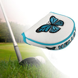 Maxbell Fashion Golf Putter Head Cover Protector PU Leather Golf Club Head Cover StyleB White