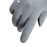Maxbell Winter Warm Sports Gloves Suede Anti Slip for Running Skating Cold Weather Women Blue Green