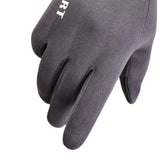 Maxbell Winter Warm Sports Gloves Suede Anti Slip for Running Skating Cold Weather Women Light Grey