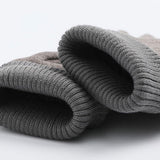 Maxbell Winter Warm Sports Gloves Suede Anti Slip for Running Skating Cold Weather Men  Black