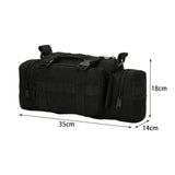 Maxbell Shoulder Bag Adjustable Camping Backpack Running Traveling Women Men Black
