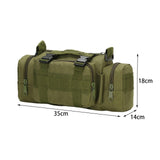 Maxbell Shoulder Bag Adjustable Camping Backpack Running Traveling Women Men Green