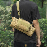 Maxbell Shoulder Bag Adjustable Camping Backpack Running Traveling Women Men Green