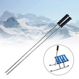 Maxbell 2Pcs Snow Sled Ice Picks Skiing Ski Board Sledding Toboggan Sledge Ice Cane 70cm