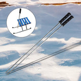 Maxbell 2Pcs Snow Sled Ice Picks Skiing Ski Board Sledding Toboggan Sledge Ice Cane 70cm