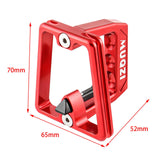 Maxbell Lightweight Folding Bike Carrier Block Adapter Bicycle Pack Bracket Holder Red