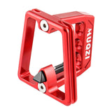 Maxbell Lightweight Folding Bike Carrier Block Adapter Bicycle Pack Bracket Holder Red