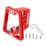 Maxbell Lightweight Folding Bike Carrier Block Adapter Bicycle Pack Bracket Holder Red