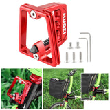 Maxbell Lightweight Folding Bike Carrier Block Adapter Bicycle Pack Bracket Holder Red