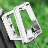 Maxbell Lightweight Folding Bike Carrier Block Adapter Bicycle Pack Bracket Holder Argent
