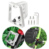 Maxbell Lightweight Folding Bike Carrier Block Adapter Bicycle Pack Bracket Holder Argent