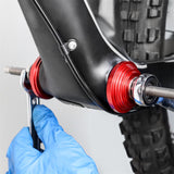 Maxbell Aluminum Alloy Bike Bearing Install Removal Tool Cycling Cup Press Tool Red