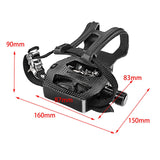 Maxbell Exercise Bike Pedal with Straps Stationary Bike Pedals Replacement M18