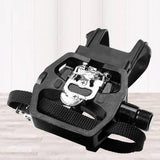 Maxbell Exercise Bike Pedal with Straps Stationary Bike Pedals Replacement M20
