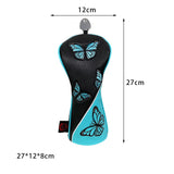 Maxbell Club Head Cover Protector Scratch Proof Golf Wood Headcovers for Golfer Gift Black FW