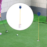 Maxbell Golf Putting Green Flag and Hole Cup Backyard Practice Golf Flagstick Lawn